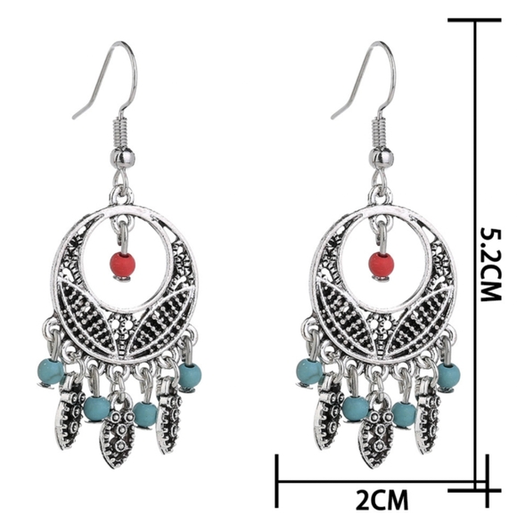 Beaded Boho Earrings - Picture 5 of 6